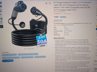 EV extension cord