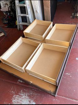 Full size bed with box spring and bed frame