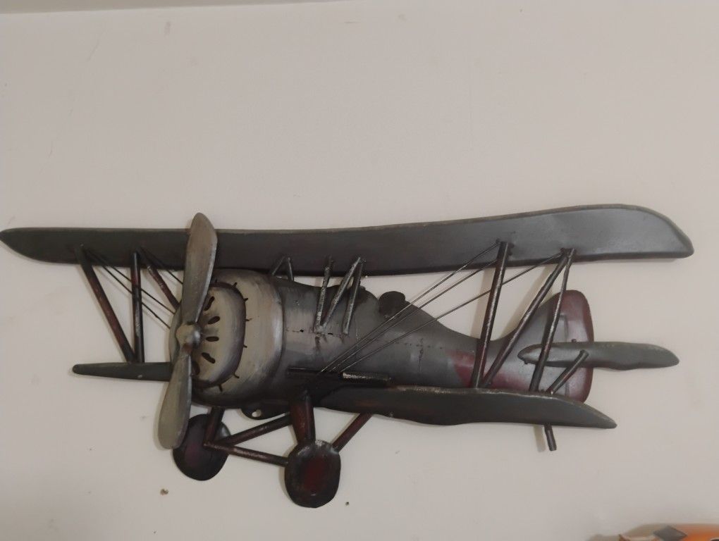 Hobby Lobby Metal Airplane Decor