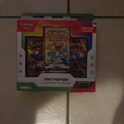 POKEMON T C G FIRST PARTNER ILLUSTRATION COLLECTION BOX FACTORY SEALED  A