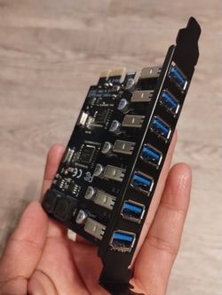 USB 3.0 Card 7 Ports PCI Expree to USB Expansion