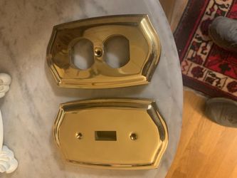 Polished Brass Wall Plate Covers
