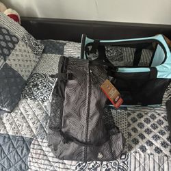 small dog carrier and dog back pack