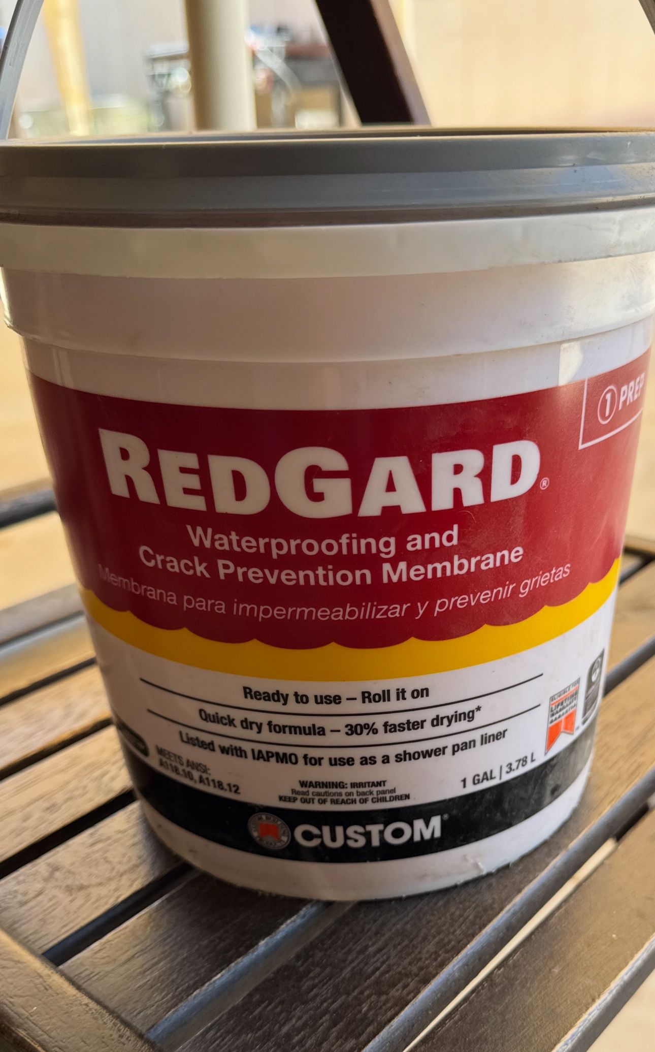 Redgard Waterproofing And Crack Prevention Membrane $45