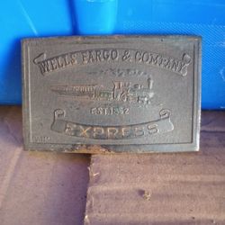 Vintage Wells Fargo Express Belt Buckle
