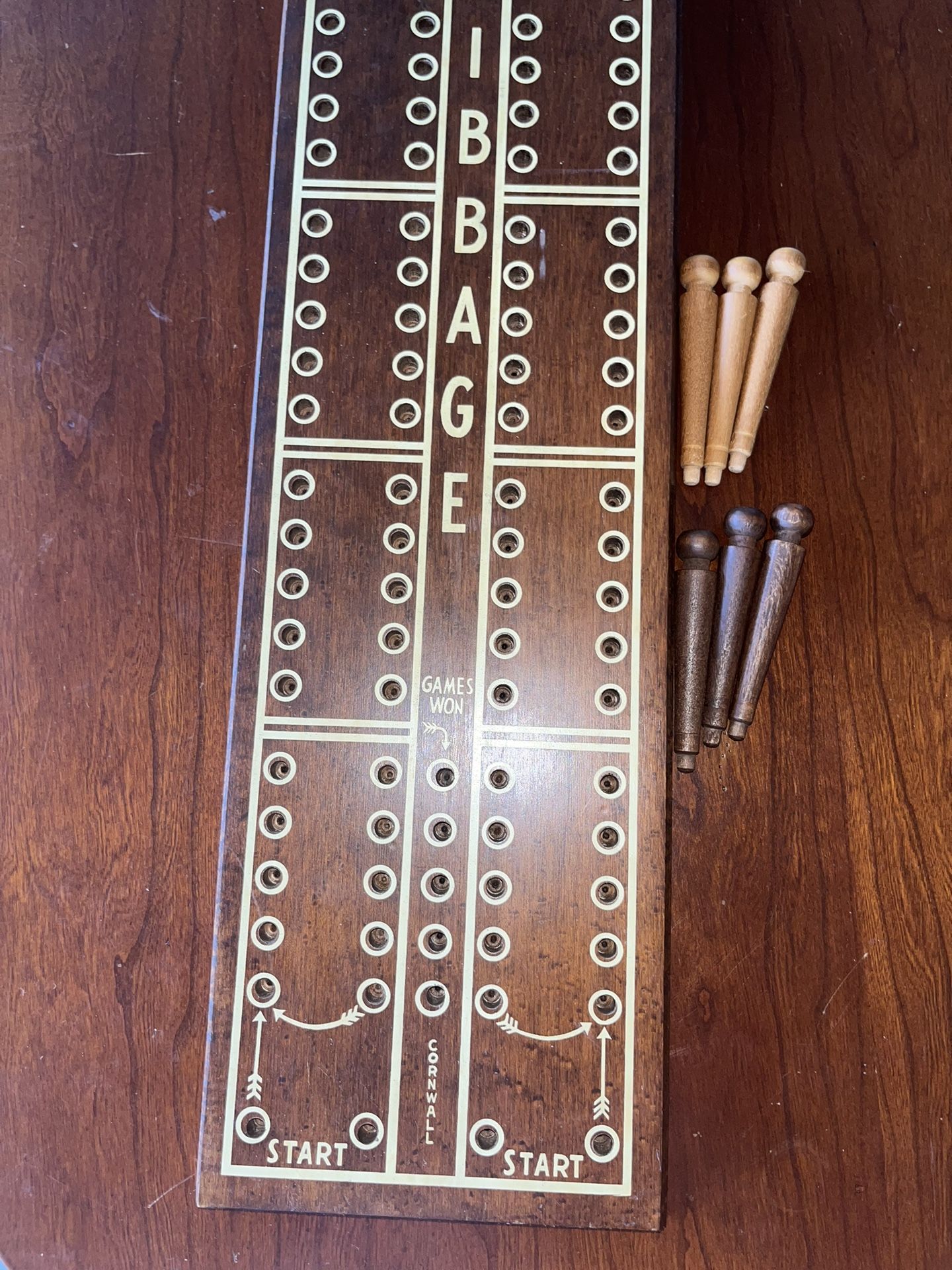 Antique Cribbage Game