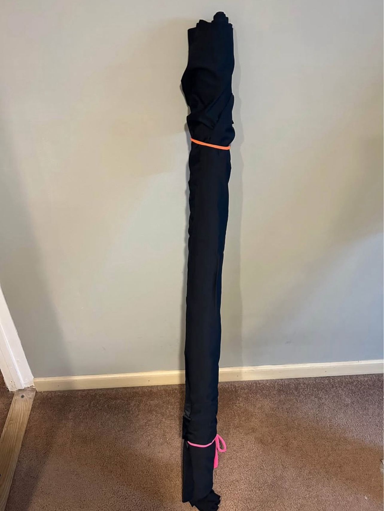 Black Rib Spandex Fabric Roll