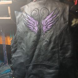 Woman's Leather Vest