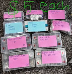 Assortment of Nail tips