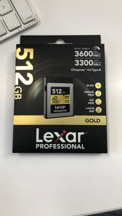 Lexar Pro Gold Cfexpress 4.0 Type B 512gb Brand New