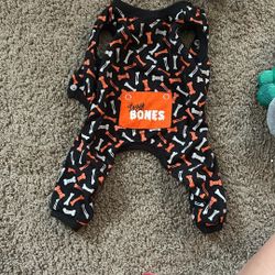 XS halloween dog pajamas 