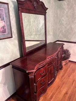 Mirror and dresser