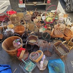 Huge Lot Of Baskets