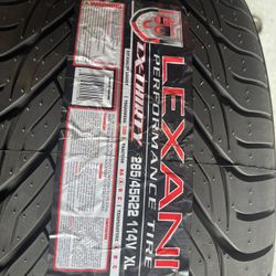 New Lexani Tires 285/45/22