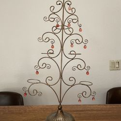 Metal Tree With Tea Light Holders 