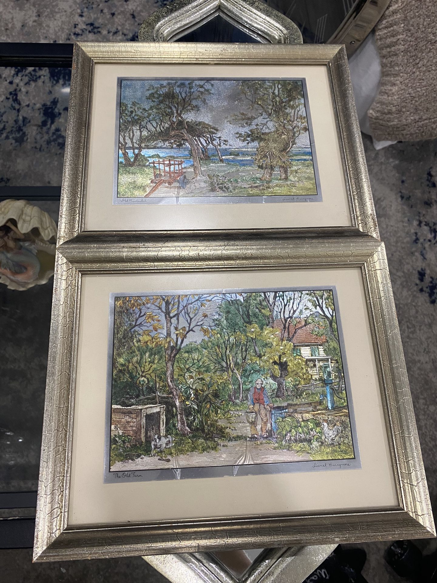 Vintage Lionel Barrymore Old Nantucket And The Old Farm Réplicas