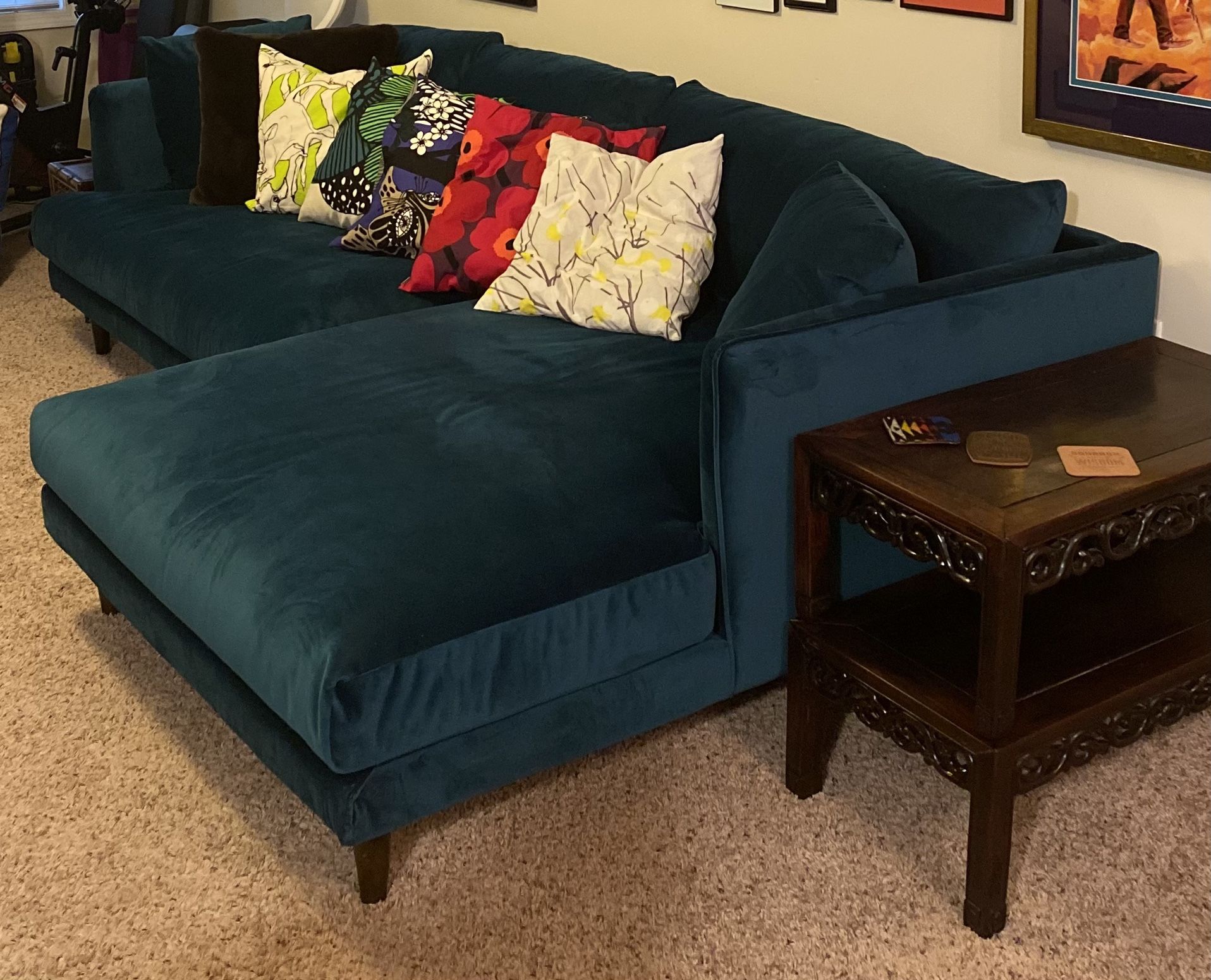 JoyBird couch with chaise for Sale in Seattle, WA OfferUp