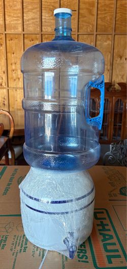 USED Ceramic Water Dispenser with 5 Gallon Water Jug