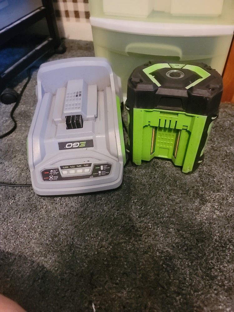 EGO 7.5ah 56 V Battery And Charger