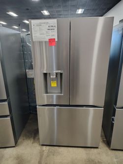 LG counter-depth French door refrigerator with  craft ice maker 26cu