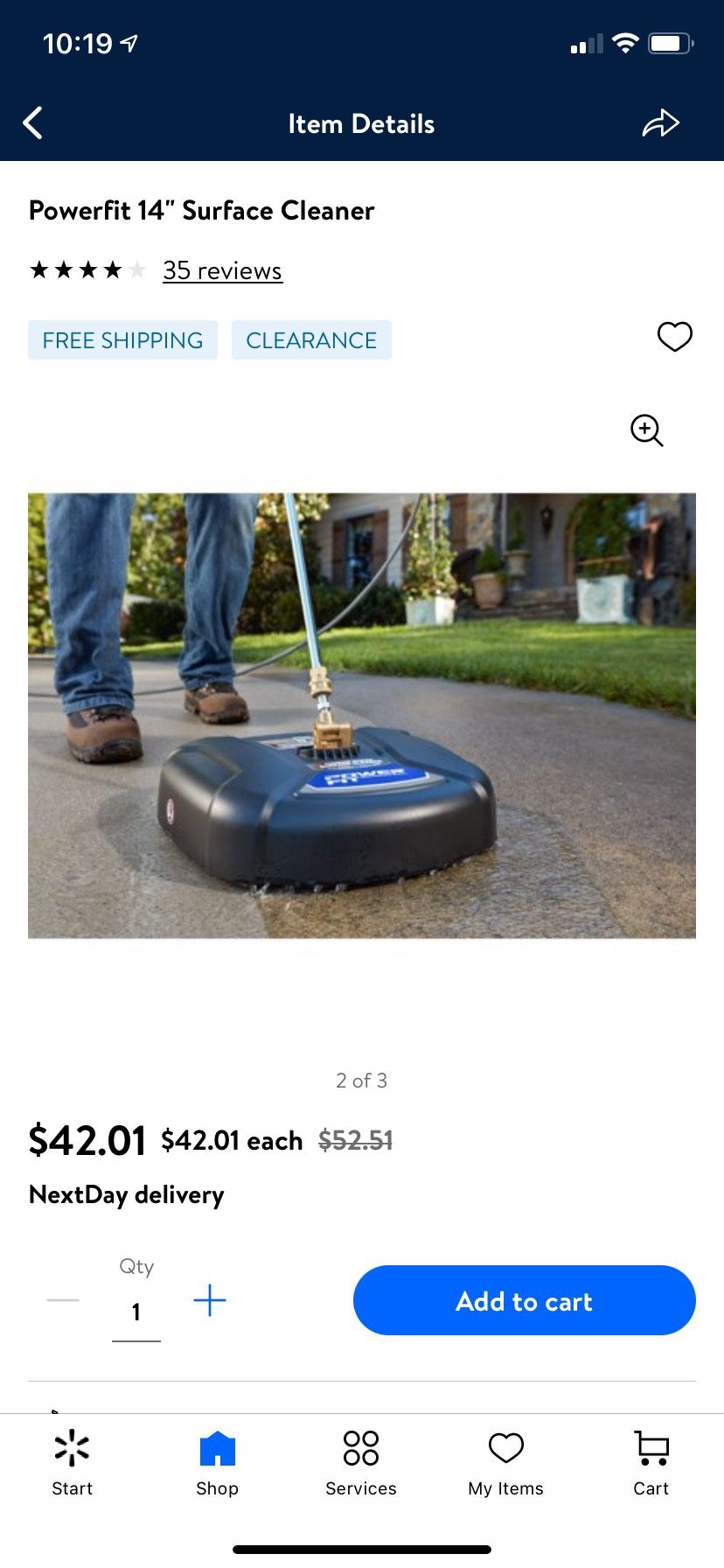 POWER FIT SURFACE CLEANER