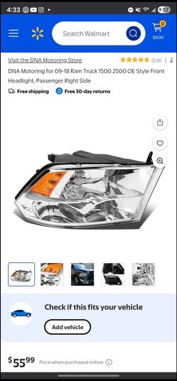 Dodge Ram Headlight