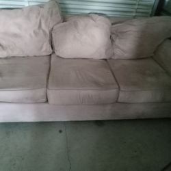 Suede Couch