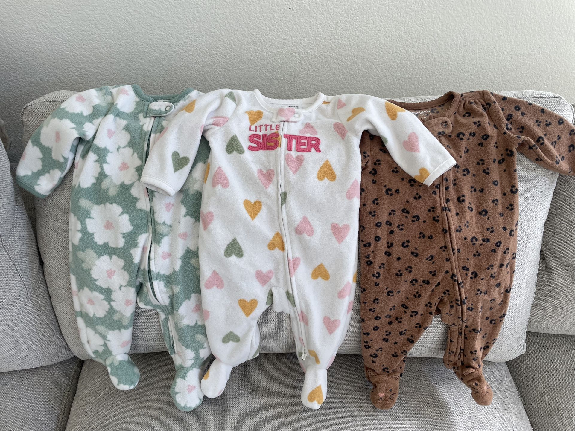 Fleece Footie Sleepers