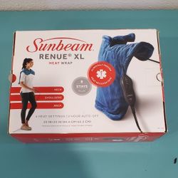 Sunbeam RENUE XL Heat Wrap--Brand New In Box