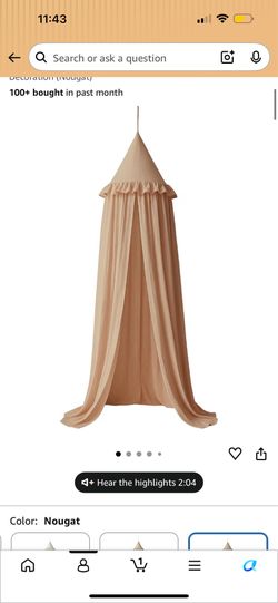 Bed canopy