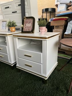 Night stand with charging station