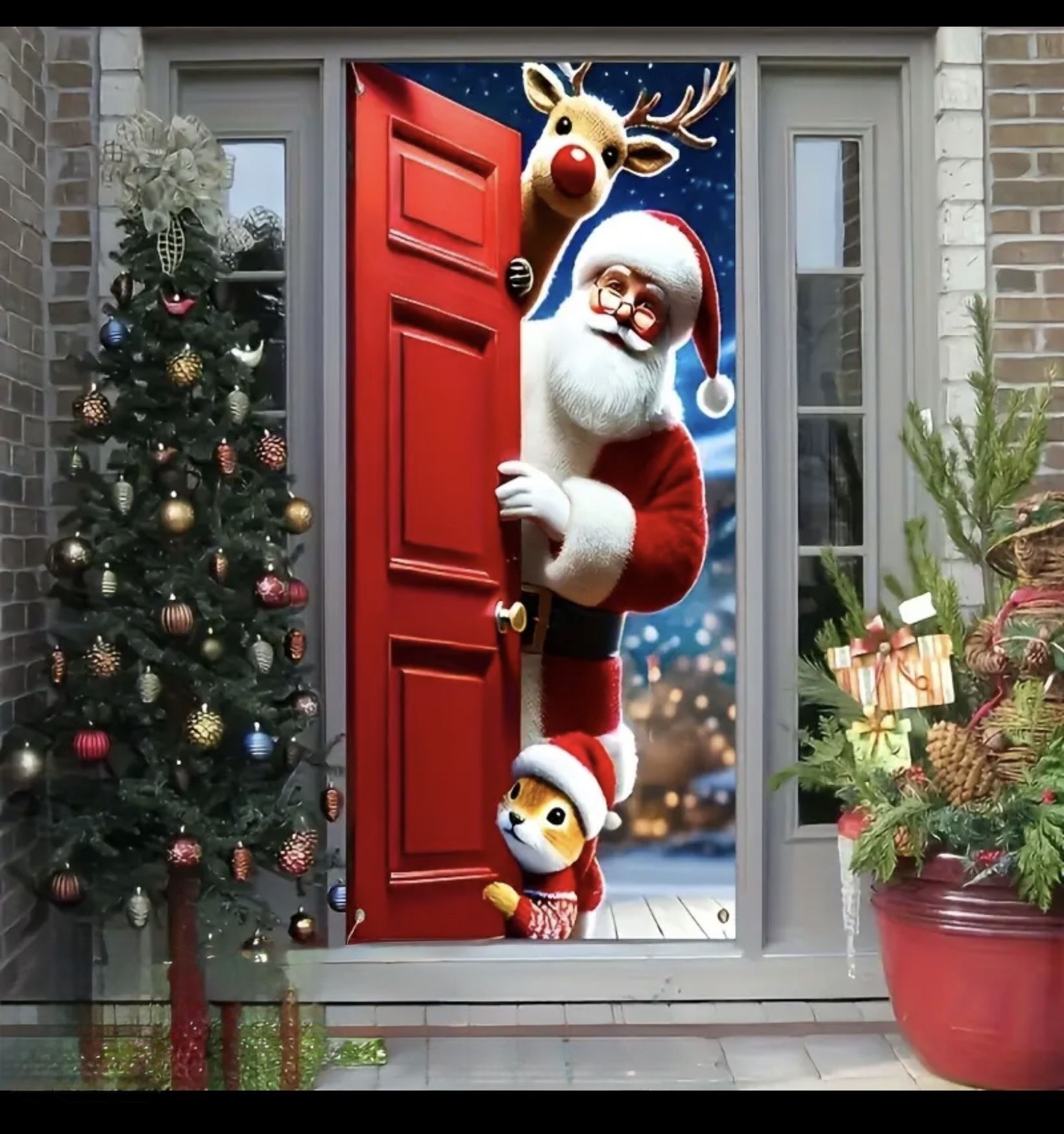 Door banner for Christmas