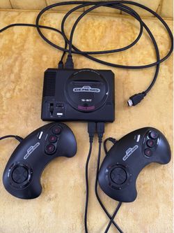 Sega Genesis Mini Console ( 1989 replica) - Over 40 Built-in Old School Games