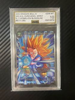SS3 son goku, overflowing spirit AGS gem-mt 10