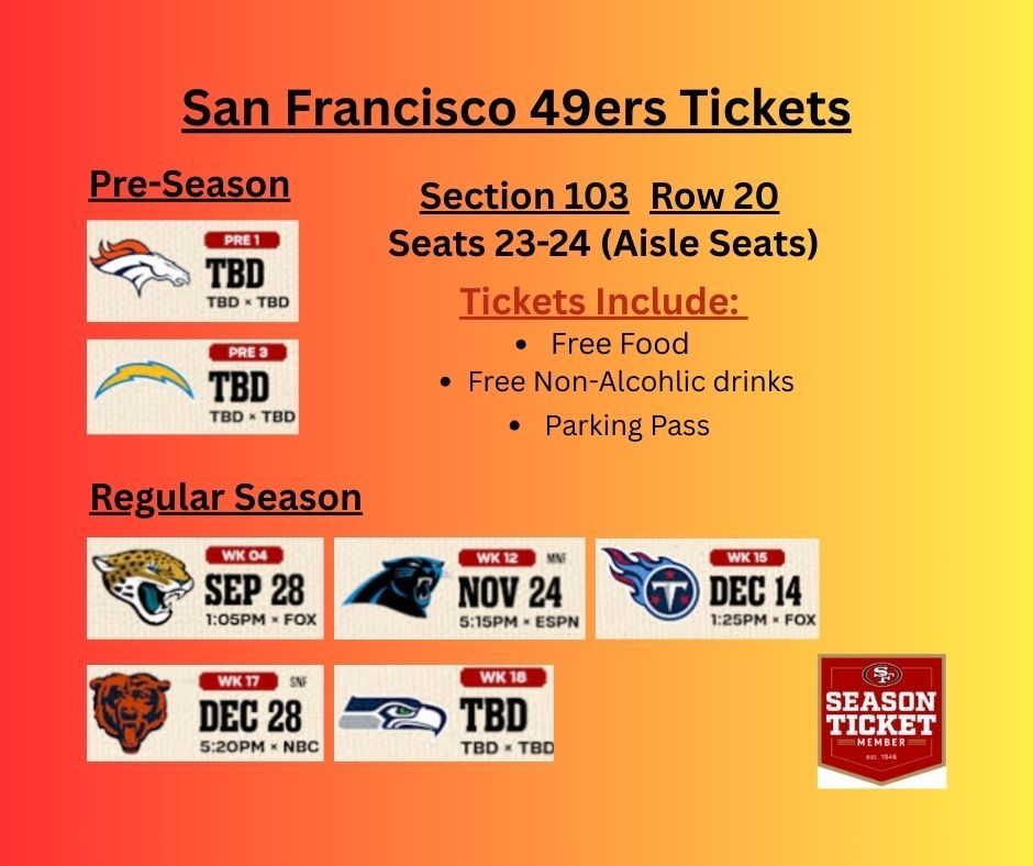 San Francisco 49ers Tickets