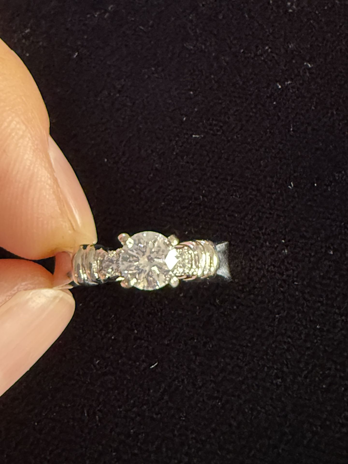 Diamond Wedding Ring Set Size 7