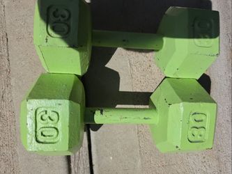 Pair of 30 lb Dumbbells