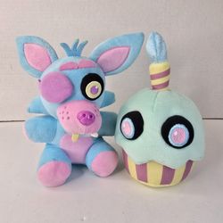 Funko Five Nights At Freddy’s Spring Color Way Mr Carl Cupcake & Foxy Plush 2022