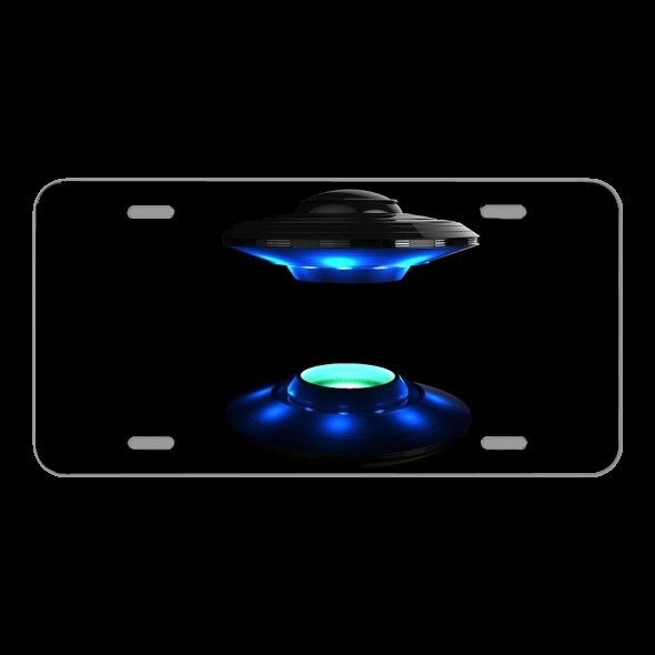 License Plate Novelty Car Front Ufo Area 51 Conspiracy Aliens