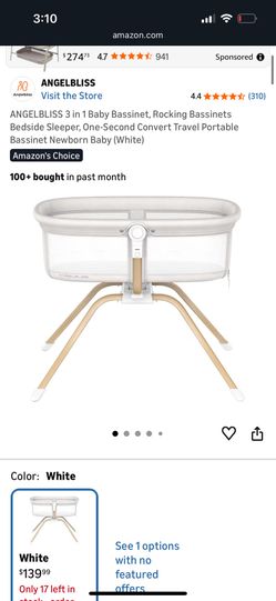 AngelBliss Rocking Bassinet