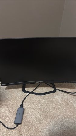 Sceptre Monitor screen  curved