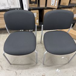 Armless Guest Chair - Square Back