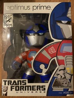 Optimus Prime Mighty Muggs Figure Comic Con 2009 Exclusive Transformers NIB