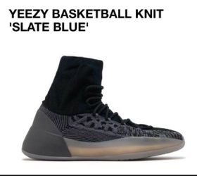 Yeezy Slate, blue basketball shoes