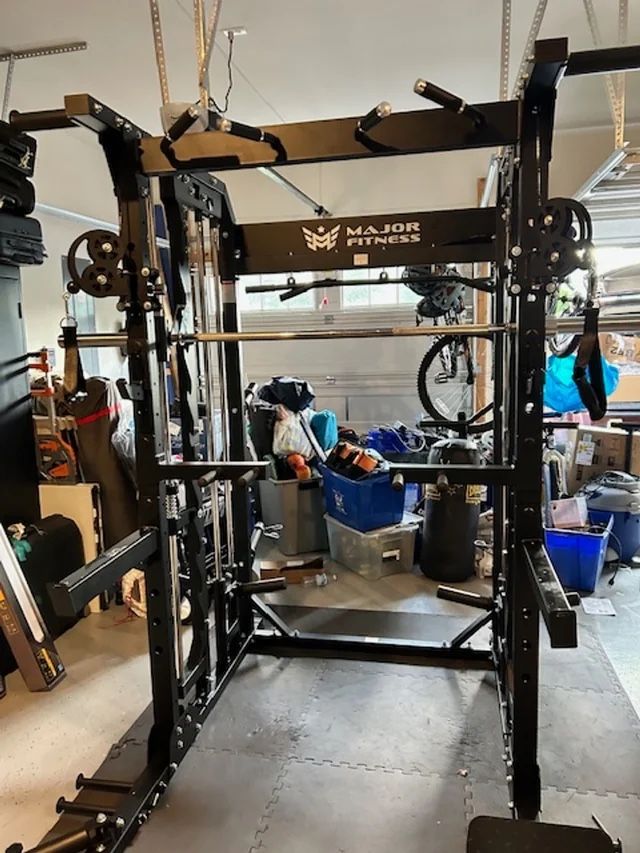 NEW IN BOX - Major Fitness F22 PRO or B52 PRO Squat Rack Power Cage Functional Trainer with Smith Machine Option