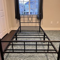 Twin metal bed frame