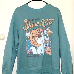 Women’s The Life Of a Show Cat Sweatshirt (Size Small)