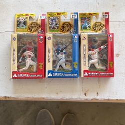 3-1999 Topps Action Flats J.G -S.S-M.M