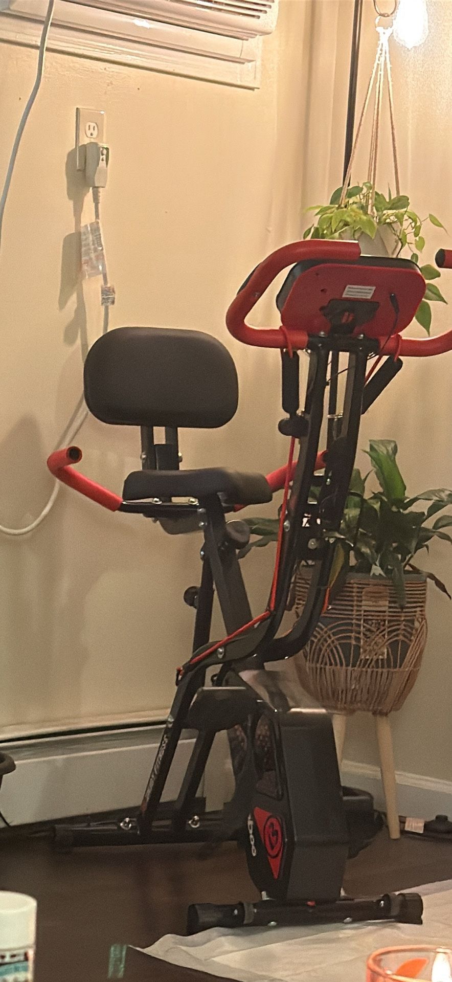 pooboo Folding Exercise Bike