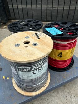 Electric Wire #4 stranded 500 Ft $675 each